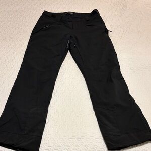 Oakley Performance Black stretch soft shell insulated Ski Pants